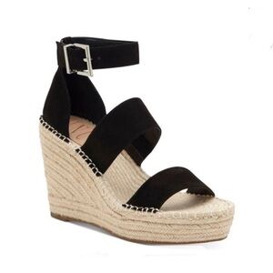 INC International Concepts Women Platform Ankle Strap Wedge Espadrille Shoes NIB